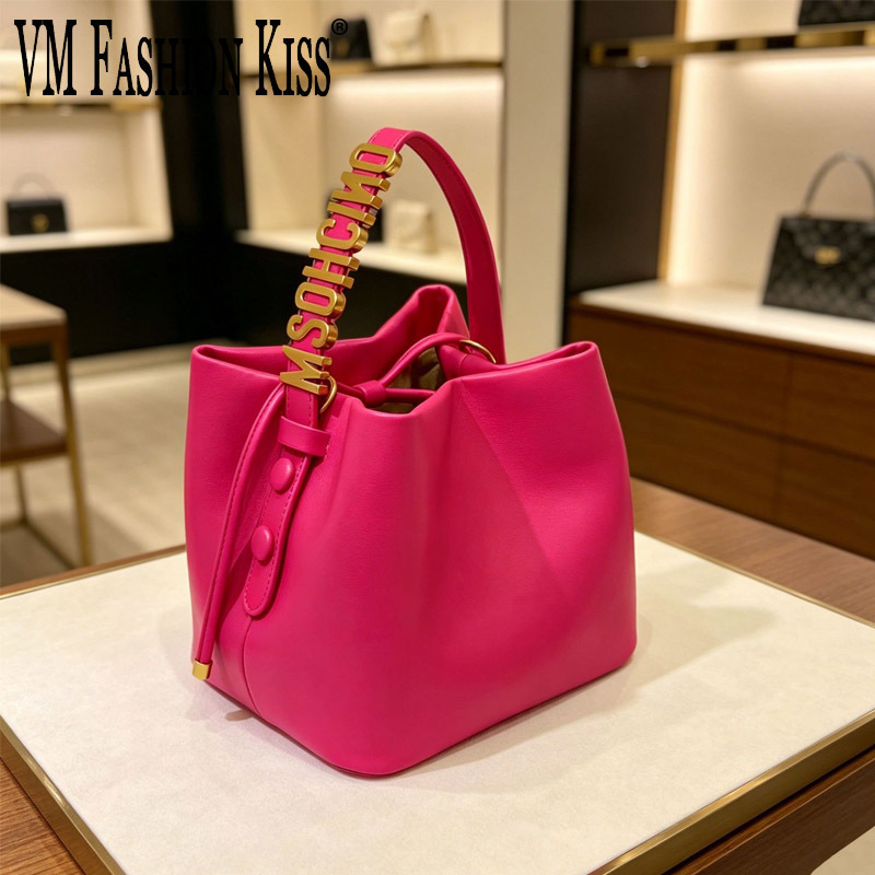 Luxury Bags Gold - Новая модная сумка-ведро 2026 года: легкая,