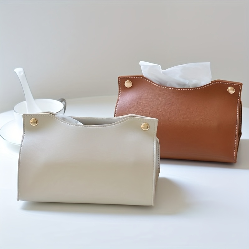 Luxury Bags For School - Персонализированная кожаная коробка для салфеток класса