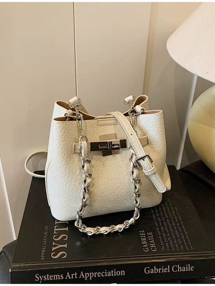 Luxury Bags Medium Size - Модная женская сумка-ведро с цепочкой через