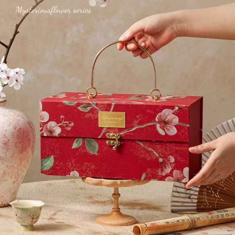 Luxury Bags For School - Утолщенная разноцветная металлическая ручная подарочная коробка,