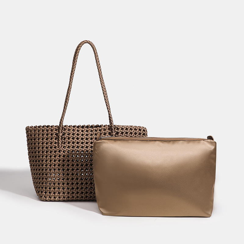Luxury Bags Medium Size - Нейлоновая сумка-ведро, женская сумка на плечо,