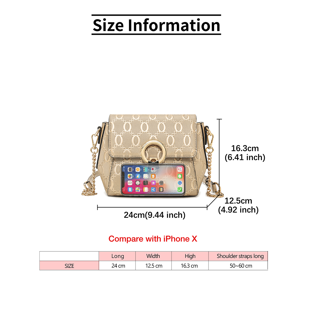 Женская сумка через плечо FOXE – обзор и цена Luxury Bags Gold