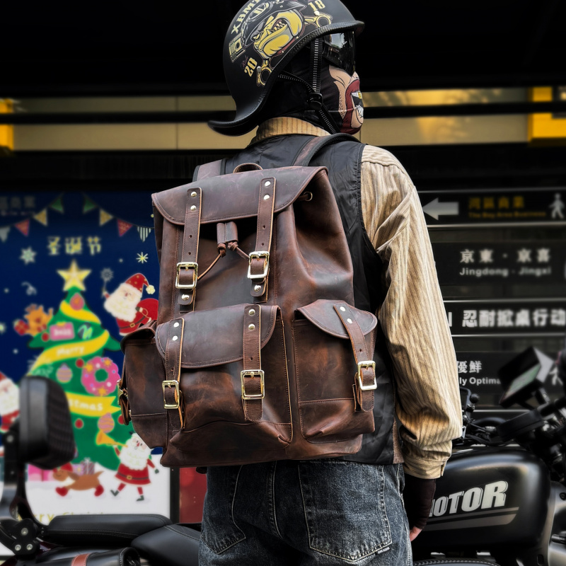 Новые поступления, кожаный рюк – обзор и цена Luxury Bags For School