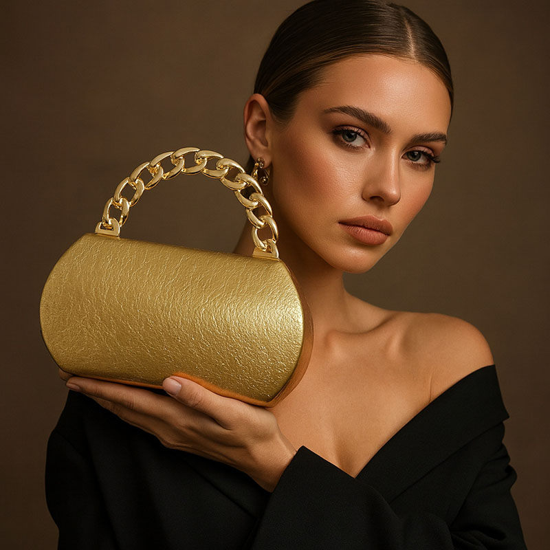 Роскошный клатч с золотой мета – обзор и цена Luxury Bags Gold