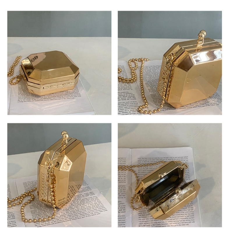 Роскошный золотистый вечерний  – обзор и цена Luxury Bags Gold